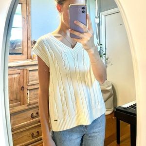 Hollister  knit vneck sweater vest